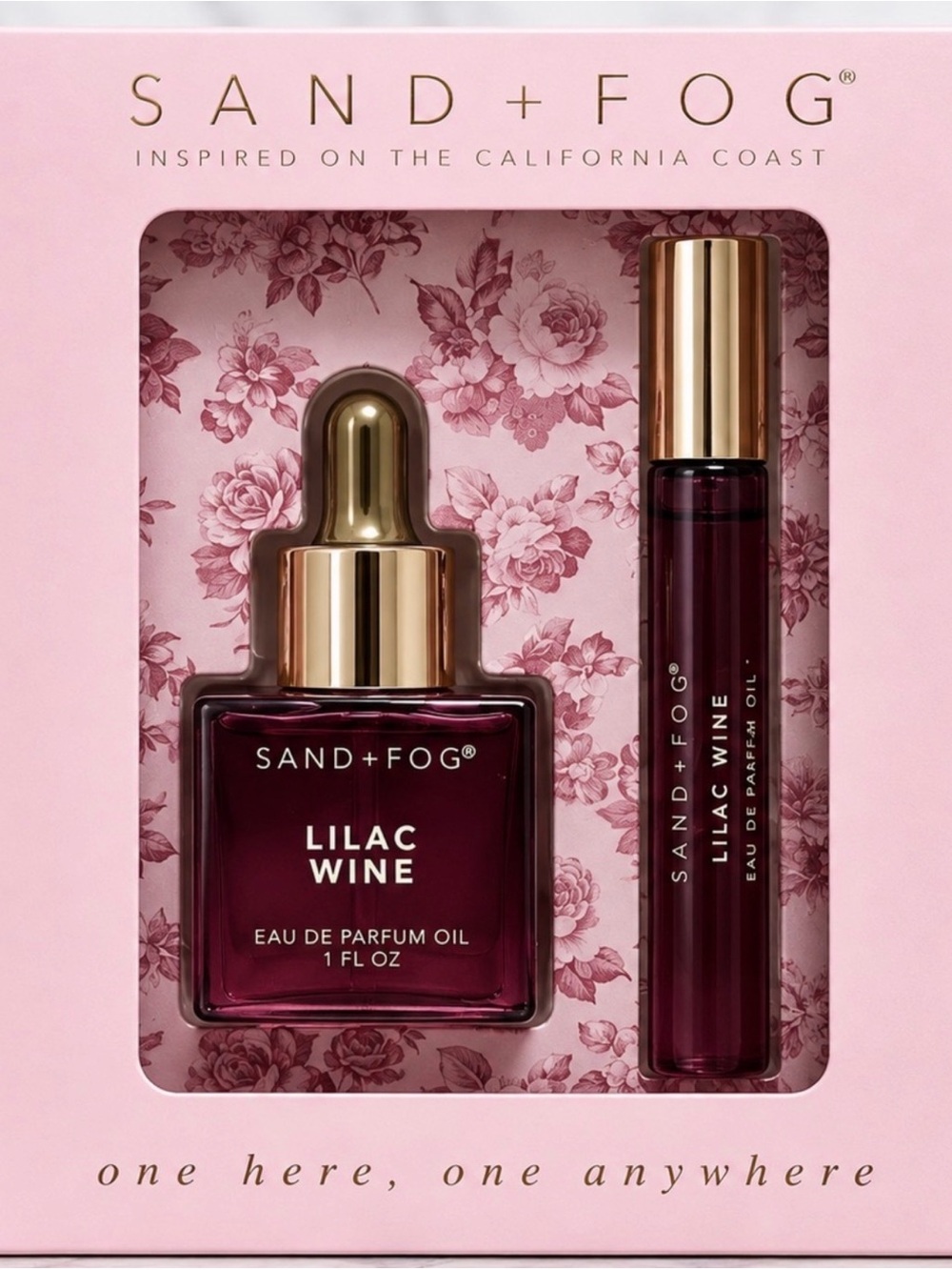 SAND+FOG Lilac Wine Eau de Parfum Oil Set - Deep Lilac